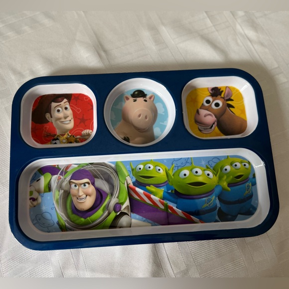 Disney Other - Disney Store Melamine Serving Tray Kids Dinnerware Toy Story